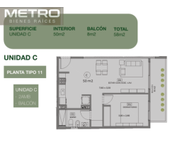 Godoy Cruz 2633 -11°C en Venta,   1 AMBIENTE 67m2   ENTREGAG DICIEMBRE 2027